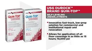 USG Durock™ Quik-Top™ Self-Leveling Underlayment