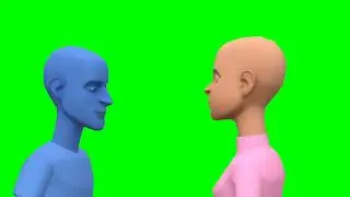 Blue and pink
