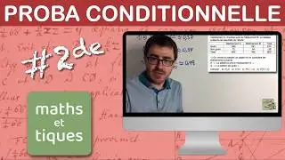 Calculate a conditional probability using a table (1) - Première ESM and Techno