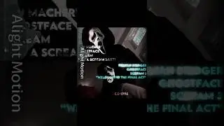 Stu Macher vs Roman Bridger #ghostfaceedit #ghostface #alightmotion