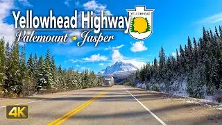 Scenic Drive through the Canadian Rockies from Valemount to Jasper 🇨🇦