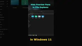 Preview Pane not working in File Explorer in Windows 11 | How to get Preview of Files in Windows 11
