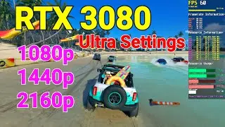 The Crew Motorfest | RTX 3080 | Ultra Settings | 1080p/1440p/2160p | Performance Test