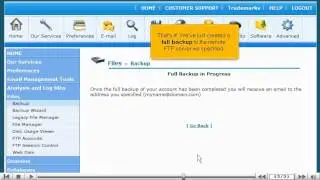 How to use the backup feature in cPanel - 4GoodHosting Support