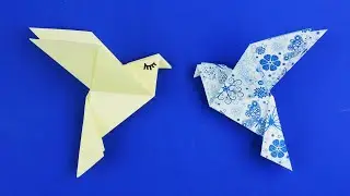 How to make a paper pigeon [Origami easy tutorial]