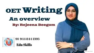 OET Writing:  An Overview  By: Rejeena  Beegom   Edu Skills:   Fall in LOVE with OET  Writing