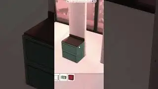 How to make those kitchen counters in The sims 4 | Tutorial | The sims 4 