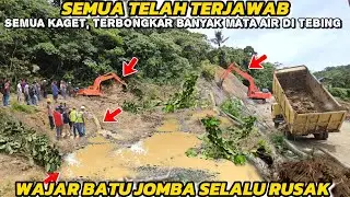 Cliff Destroyed, Many Hidden Springs In Batu Jomba