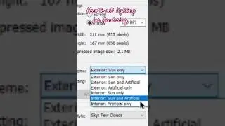How to set #lighting scheme for scene render|#render|#revit|#shorts