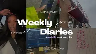 *Realistic* Week In My Life | Tough Days | 9 - 5 | Site Visits | Design Work