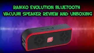 RAIKKO Evolution Bluetooth Vacuum Speaker w/ 5000 mAh Battery [Unboxing & Review]