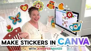 Make Stickers in Canva for Free! (Beginner Friendly)