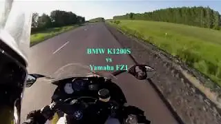 BMW K1200S vs Yamaha FZ1.