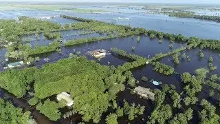 Imelda flooding in Crosby Third Day