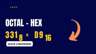How to convert from Octal to Hexadecimal