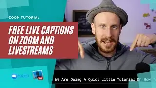 How do enable FREE live captions on Ecamm and Zoom