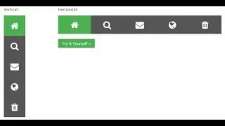 How To Create an Icon Bar.