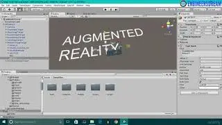 How to add 3d text image on top image target in Vuforia