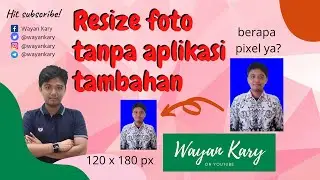 Resize foto tanpa Aplikasi tambahan