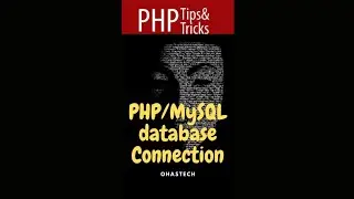 easiest way to PHP MySQL database Connection #shorts + tech #php #mysql #ajax