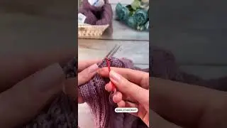 Трикотажный шов на лицевой глади