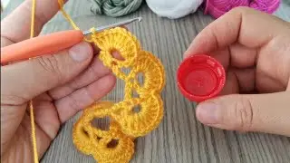 Wow pilasik kapakla bakın ne yaptım Amazing idea 😍Look what I knit with the plastic cover #crochet