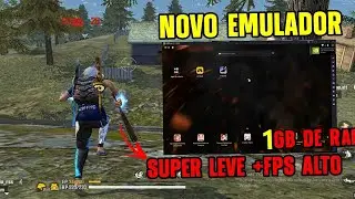 DESCOBRI O MELHOR EMULADOR LEVE PARA JOGAR FREE FIRE NO PC FRACO 1GB SEM PLACA DE VIDEO