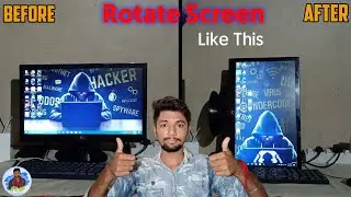 How To Rotate Computer Screen || Computer 🖥️ Hacks || Computer Screen in Portrait Mod