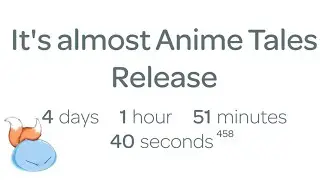 Anime Tales is FINALLY coming out...