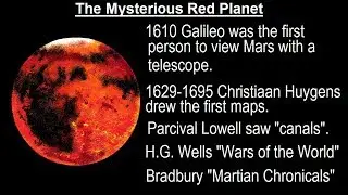 Astronomy - Ch. 12: Mars (1 of 62) The Mysterious Red Planet