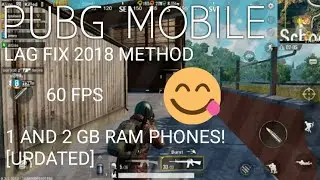 LAG FIX PUBG MOBILE! [UPDATED METHOD]