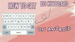 Get ios keyboard with realistic tap sound! (for android users)