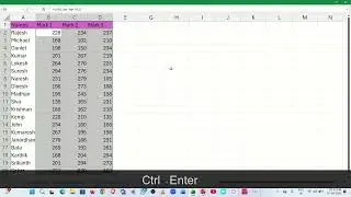 Hidden Trick in Excel in Tamil