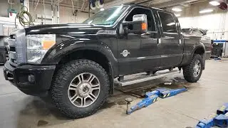 F350 ON 37'S NO LIFT