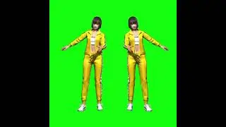 Kelly vs Kelly  Freefire Green screen | Green screen memes | noob to pro level 1000