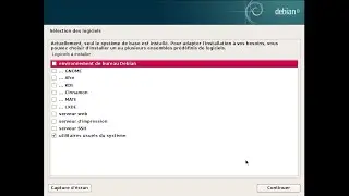 Installing a Linux system (basic system with CLI, without a graphical interface), in the case of ...