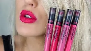 NEW Maybelline Color Blur Matte Lip Pencils First Impression ♡ Lip Swatches! ♡
