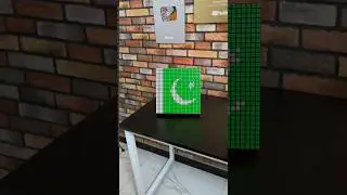 Making Pakistani Mosaic Art with 100 Rubik’s Cubes 🇵🇰