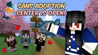 TERSIKSA DENGAN KEIMUTAN PARA BOCIL BARU!! SANS ADOPTION CENTER DIBUKA!! - Minecraft Sans SMP S2 #27