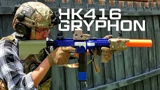 The HK416 Gryphon - Custom Flywheel Blaster Overview