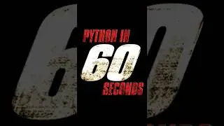 Python In 60 Seconds #48 | 
