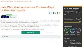 Web Security Academy | File Upload | 2 - Web Shell Upload Via Content-Type Restriction Bypass