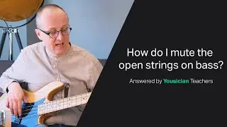 How do I mute the open strings on bass? | Answered by Yousician Teachers