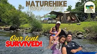 River side camping at Camp Gilmore | Famy Laguna | Mini Van Life