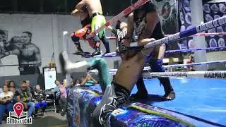 Mini Psycho Clown/Magic Boy/Fussion vs Raptor/Nahual/Hechicero con Alianza Nacional de Lucha Libre