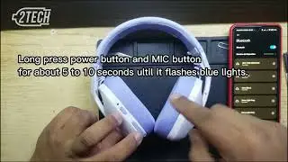 😱How to pair LOGITECH G435 bluetooth to  PC, PHONE OR TABLET
