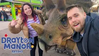 Drayton Manor -  Dinosaur Breakout! event & park updates! - Feb 2023
