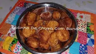 UM DELICIOSO BOLINHO DE CHUVA COM BANANA 🍌
