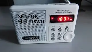 Радиоприемник Sencor SRD 215 Распаковка и работа