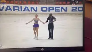 Lilianna Murray and Jordan Gillette Bavarian Open 2023 Junior Pairs